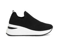 slip-on de mujer con calcetin black 38