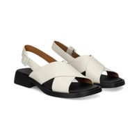 camper sandalias planas mujer - blanco talla 40