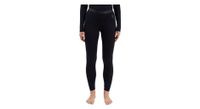 mallas largas odlo merinos 200 natural negro para mujer
