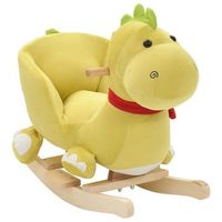 dragon balancin de peluche con respaldo verde lima 60x32x53 cm vidaxl