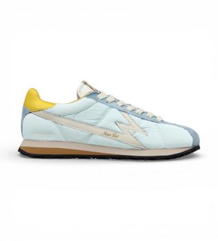 MOA Concept para mujer. FL220 Zapatillas Flash azul (40), Plano, Cordones, Casual