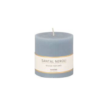 Vela perfumada azul de 7x10 cm