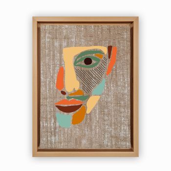 Pintura Decorativa Lienzo Lnj219278569213-4666 Multicolor 46x66 Cm