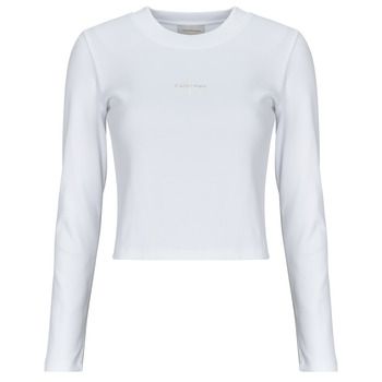 Calvin Klein Jeans Camiseta manga larga A- LS MONOGRAM BABY TEE para mujer