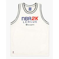camiseta baloncesto champion nba2k league -blanca