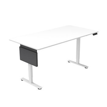 Escritorio Regulable En Altura Elmo Blanco - 120 X 60 Cm