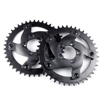 [EU Direct] Juego de bielas BBSHD de 40T/46T para kits de motores de medio pedaleo BBSHD de bicicletas eléctricas