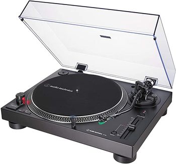 Audio-Technica AT-LP120X tocadisco Tocadiscos de tracción directa Negro Manual