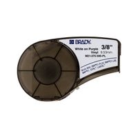 brady m21-375-595-pl cinta de vinilo blanco sobre morado 953 mm x 640 m original