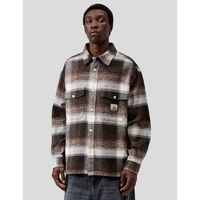 carhartt camisa manga larga camisa esterson ls shirt tobacco para hombre