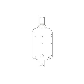 MJX 14209 14210 Chasis de coche de control remoto,piezas de repuesto 14300B
