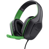 auriculares trust gxt 415 zirox con cable 35 mm para gaming microfono plegable verdes