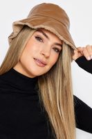 gorro pescador camel efecto piel