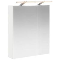 armario con espejo de bano  mueble de bano con estante 60 x 145 x 70 cm