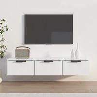 armario de pared  mueble pared madera de ingenieria blanco 102x30x20 cm cfw740776