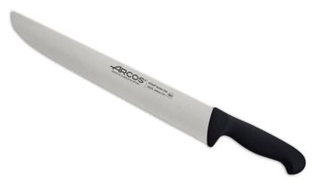 Cuchillo pescadero de acero inoxidable nitrum de 350 mm mango negro