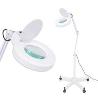 lampara cosmetica con lupa con pie vidaxl