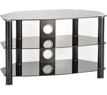 TTAP Vantage 600 TV Stand - Black, Black