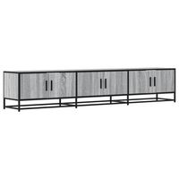mueble para tv madera de ingenieria gris sonoma 210x35x41 cm vidaxl