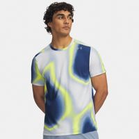 under armour velociti pro print  camiseta de running hombres - azul multicolor