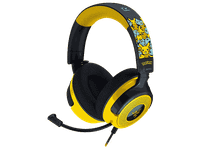 auriculares gaming - razer kraken v4 x pokemon edition por cable 18 m para nintendo switch playstation xbox pc ios y android amarillo
