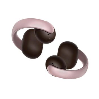 Auriculares Anker Soundcore AeroClip inalámbricos Bluetooth con ANC, micrófono y resistencia al agua rosa