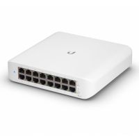 ubiquiti unifi switch lite 16 poe switch l2 gigabit 16 puertos blanco