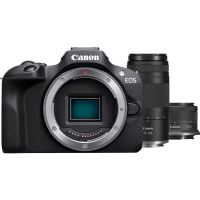 camara mirrorless canon eos r100 241mp 18-45mm  75-300mm wifi bluetooth