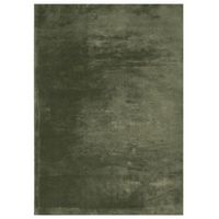 alfombra pelo corto suave lavable huarte verde bosque 120x170cm vidaxl