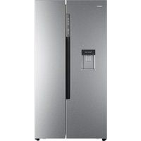 haier american-style fridge freezer silver hrf-522ws6 silver