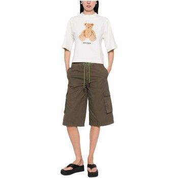 Palm Angels Camiseta pwaa079s26jer006-off_white para mujer