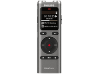 grabadora de voz - philips dvt2075 8 gb hasta 35 horas grabacion mp3 y pcm 2 microfonos antracita