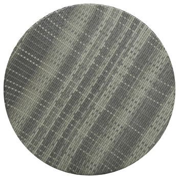 Mesa De Jardín | Mesa De Exterior De Ratán Sintético Gris 75,5x106 Cm