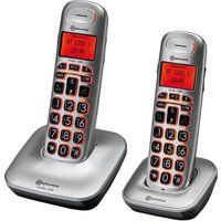 amplicomms bigtel 1202 cordless phone - twin handsets
