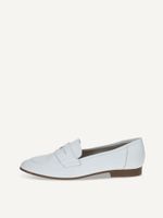 caprice slipper white made of leather size 375
