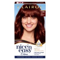 clairol nicen easy creme hair dye 35bg dark burgundy brown