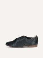 caprice low shoes black made of leather size 38