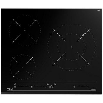 Teka IZC 63015 MSS Placa de Inducción 3 Zonas Cristal Negro