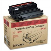 lexmark 1382100 original black diamond fine standard capacity toner cartridge