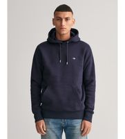 gant para hombre 2007058 sudadera con capucha shield azul xxl casual algodon manga larga marino