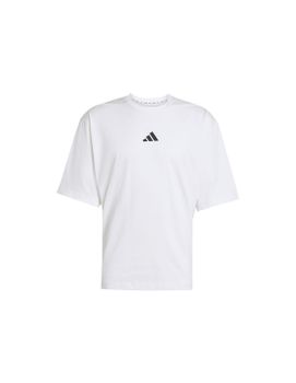 Camiseta de Fitness adidas Oversize Hombre Blanco