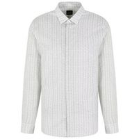 armani exchange camisa manga larga xm000625af13184 para hombre