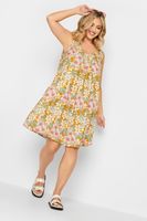 yours vestido sin mangas naranja tropical mujer curvy y tallas grandes yours