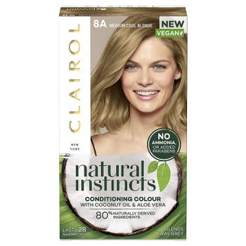 Clairol Natural Instincts Hair Dye 8A Medium Cool Blonde