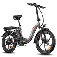 fafrees f20 bicicleta electrica - motor 250w bateria 36v18ah ruedas 20 freno de disco mecanico - gris