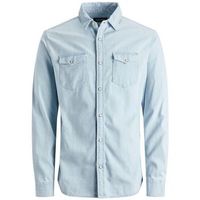 jack  jones camisa manga larga 12138115 sheridan-light blue para hombre