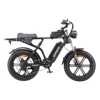 bicicleta electrica jesrider g550 doble suspension neumaticos anchos de 20 x 40 negro
