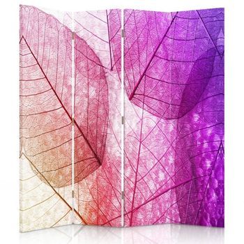 Biombo Lilac Leaves - Separador De Ambientes  Cm. 145x180 (4 Paneles)