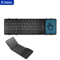 teclado inalambrico recargable bluetooth 50 con diseno de panel tactil teclado inalambrico portatil de viaje para mac osandroidwindows