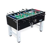 futbolin hercules con monedero negro de alta gama apto para bares - jugadores de metal piernas abiertas 142 x 76 x 92 cm campo de juego 1186 x 70